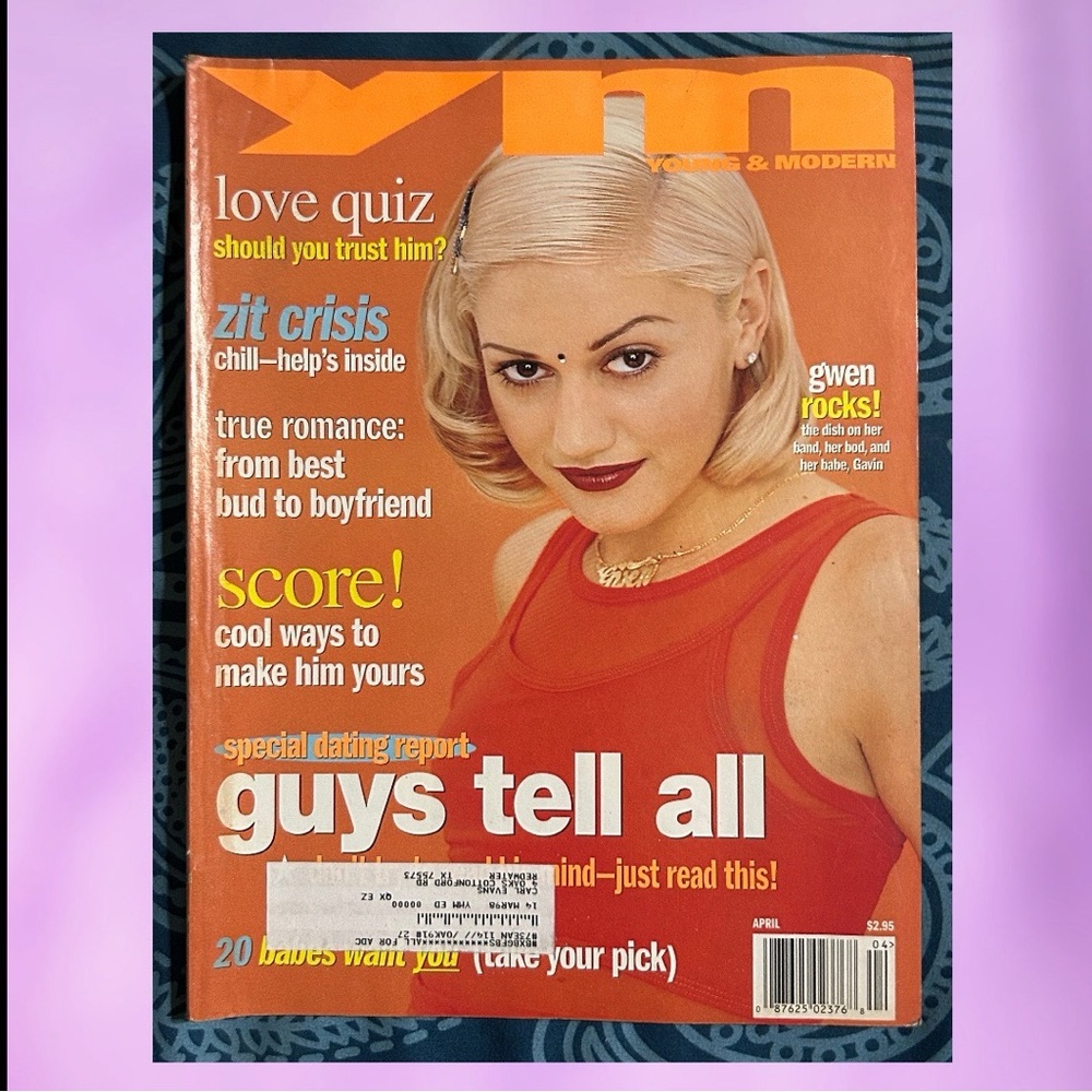 YM Magazine April 1997 Gwen Stefani, No Doubt, Leonardo DiCaprio 90's Al…